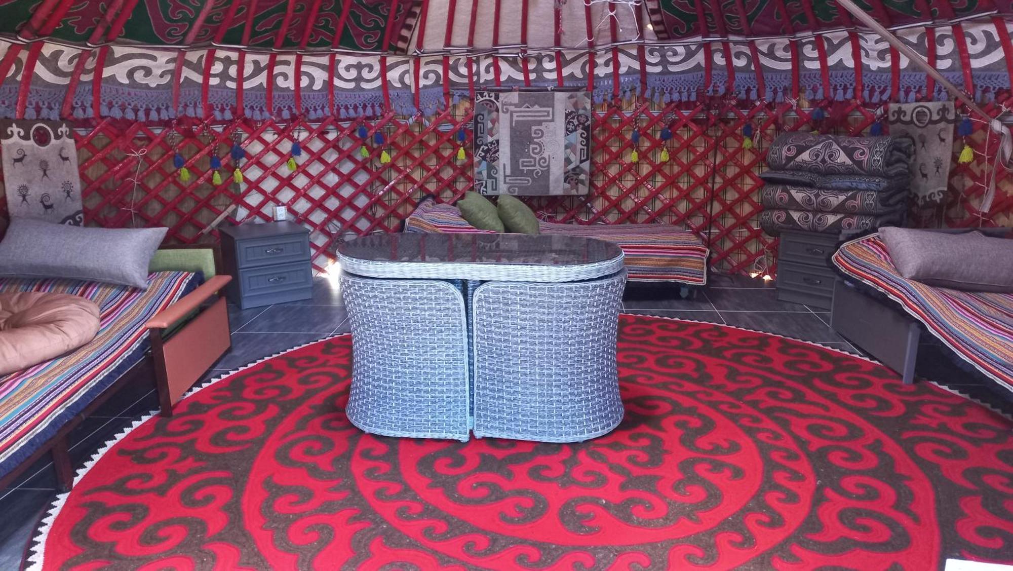 Ak-Tengir Yurt Resort Tossor Bagian luar foto